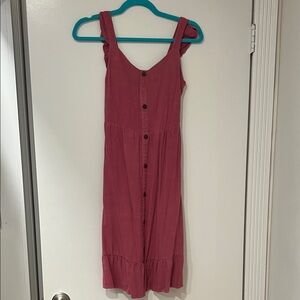 Elegant Sleeveless Midi Dress in Rose by [Brand]